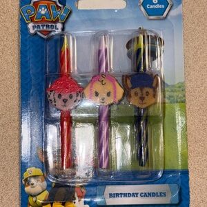 PAW Patrol Birthday Cake Candles | 6 Birthday Candles for Cake Decorations